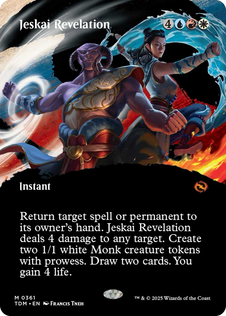 Jeskai Revelation (Borderless) [Tarkir: Dragonstorm] | GnG Games