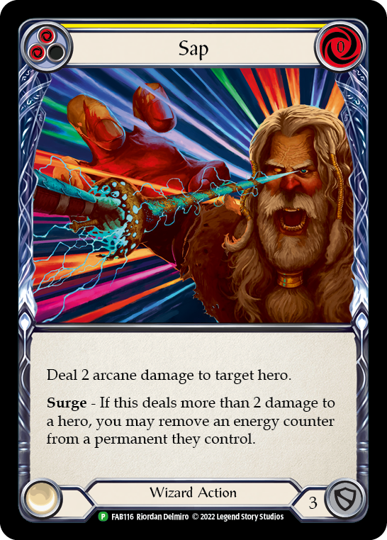 Sap (Yellow) [FAB116] (Promo)  Rainbow Foil | GnG Games