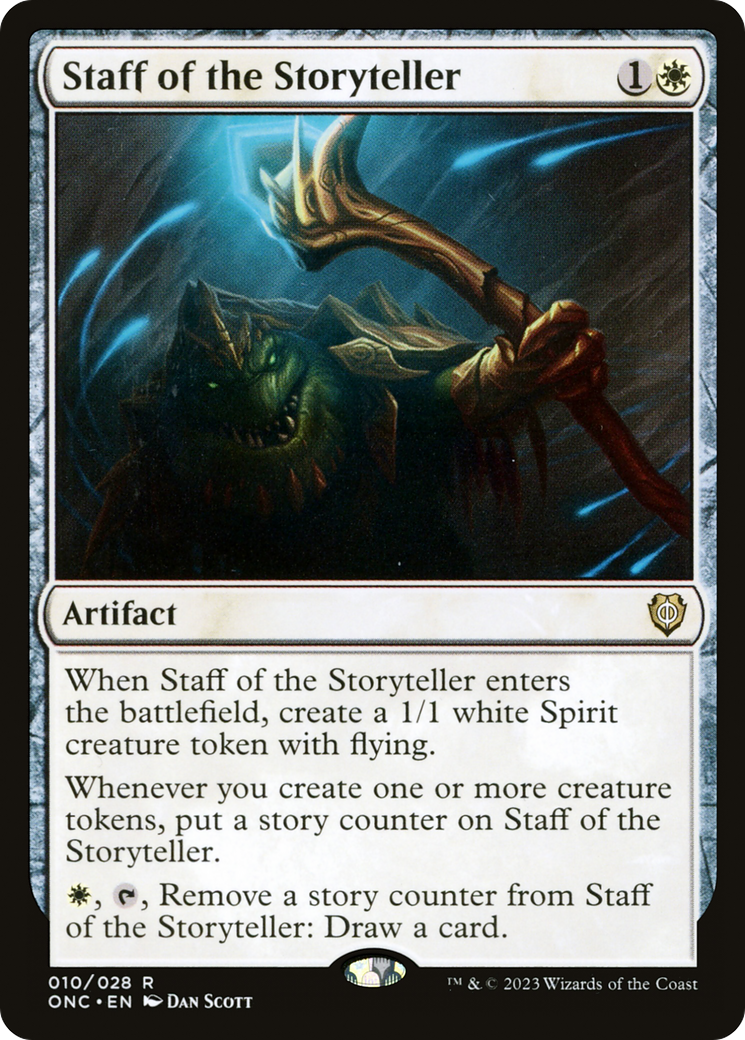Staff of the Storyteller [Phyrexia: All Will Be One Commander] | GnG Games