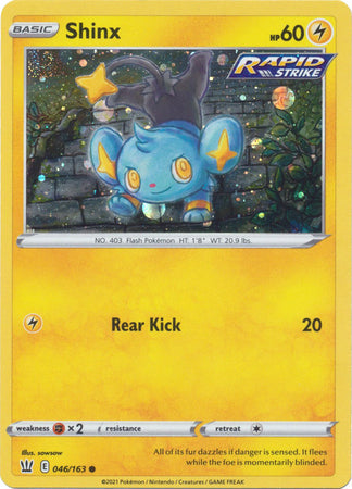 Shinx (046/163) (Cosmos Holo) [Sword & Shield: Battle Styles] | GnG Games