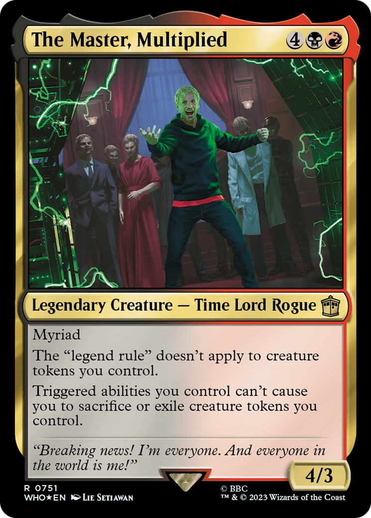 The Master, Multiplied (Surge Foil) [Doctor Who] | GnG Games