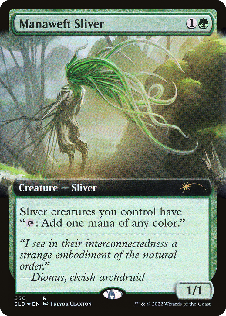 Manaweft Sliver (Extended Art) [Secret Lair Drop Promos] | GnG Games