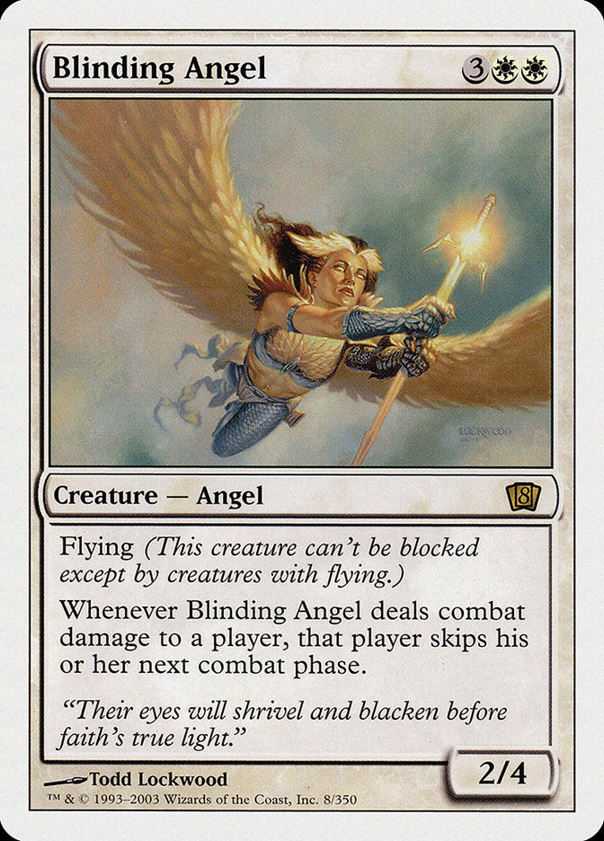 Blinding Angel (8th Edition) [Oversize Cards] | GnG Games