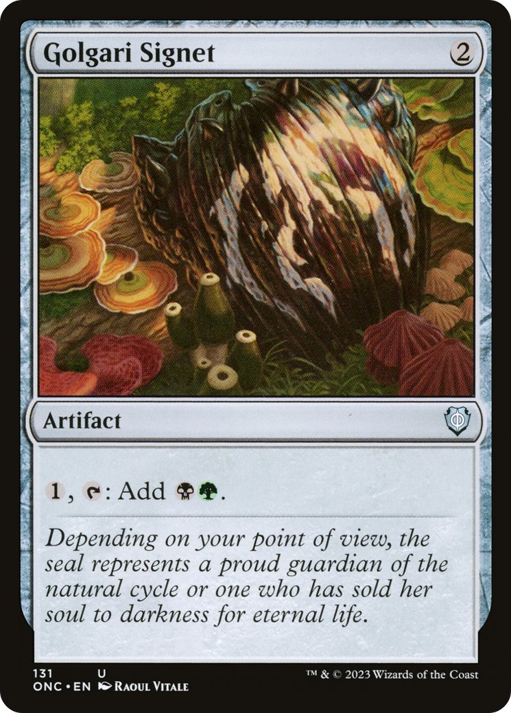 Golgari Signet [Phyrexia: All Will Be One Commander] | GnG Games