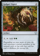 Golgari Signet [Phyrexia: All Will Be One Commander] | GnG Games