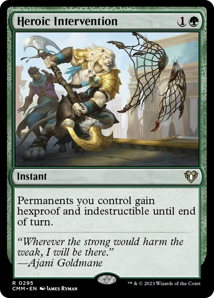 Heroic Intervention [Commander Masters] | GnG Games