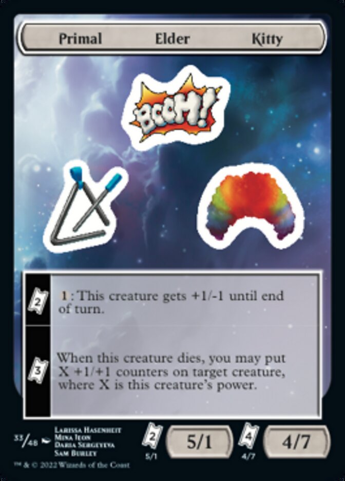 Primal Elder Kitty [Unfinity Stickers] | GnG Games