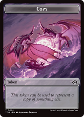 Karox Bladewing // Copy Double-Sided Token [Tarkir: Dragonstorm Commander Tokens] | GnG Games