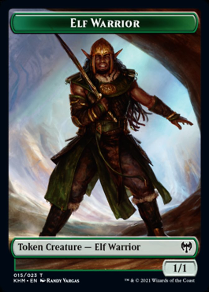 Elf Warrior Token [Kaldheim Tokens] | GnG Games