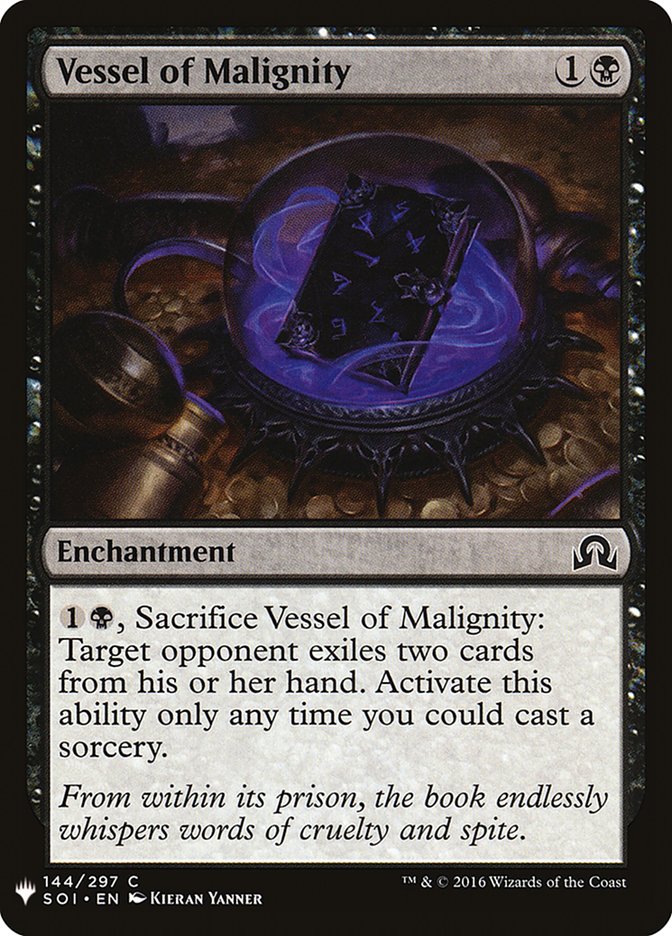 Vessel of Malignity [Mystery Booster] | GnG Games