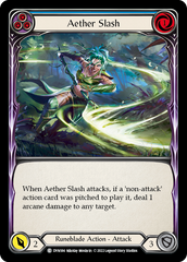 Aether Slash (Blue) [DYN184] (Dynasty)  Rainbow Foil | GnG Games