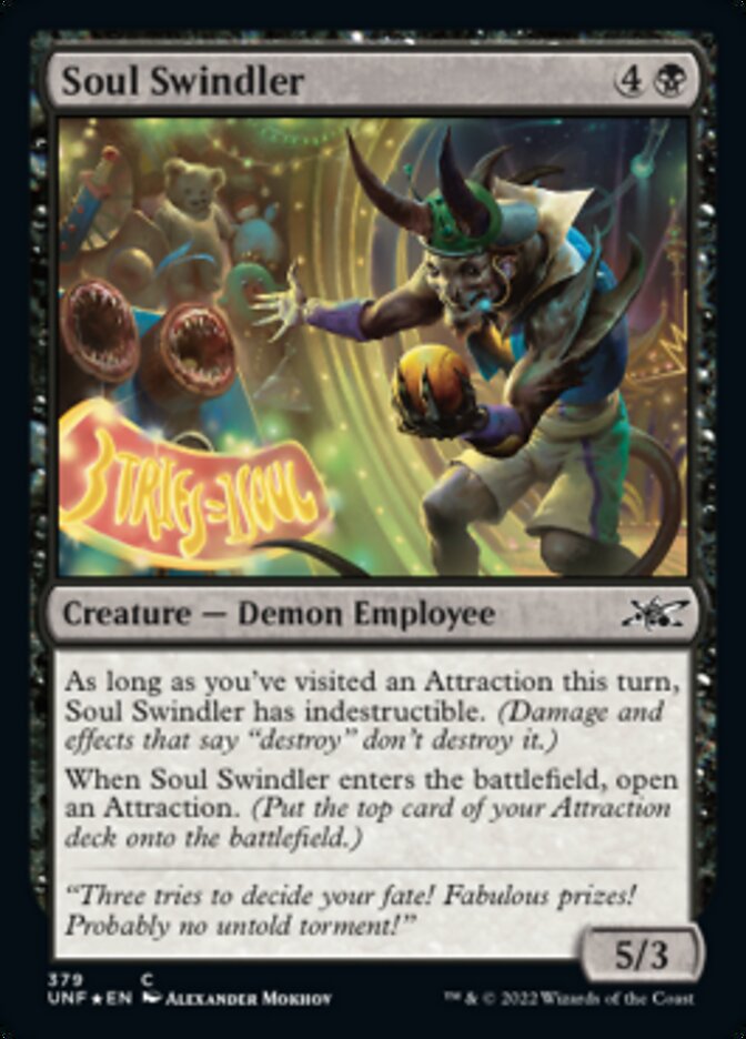 Soul Swindler (Galaxy Foil) [Unfinity] | GnG Games