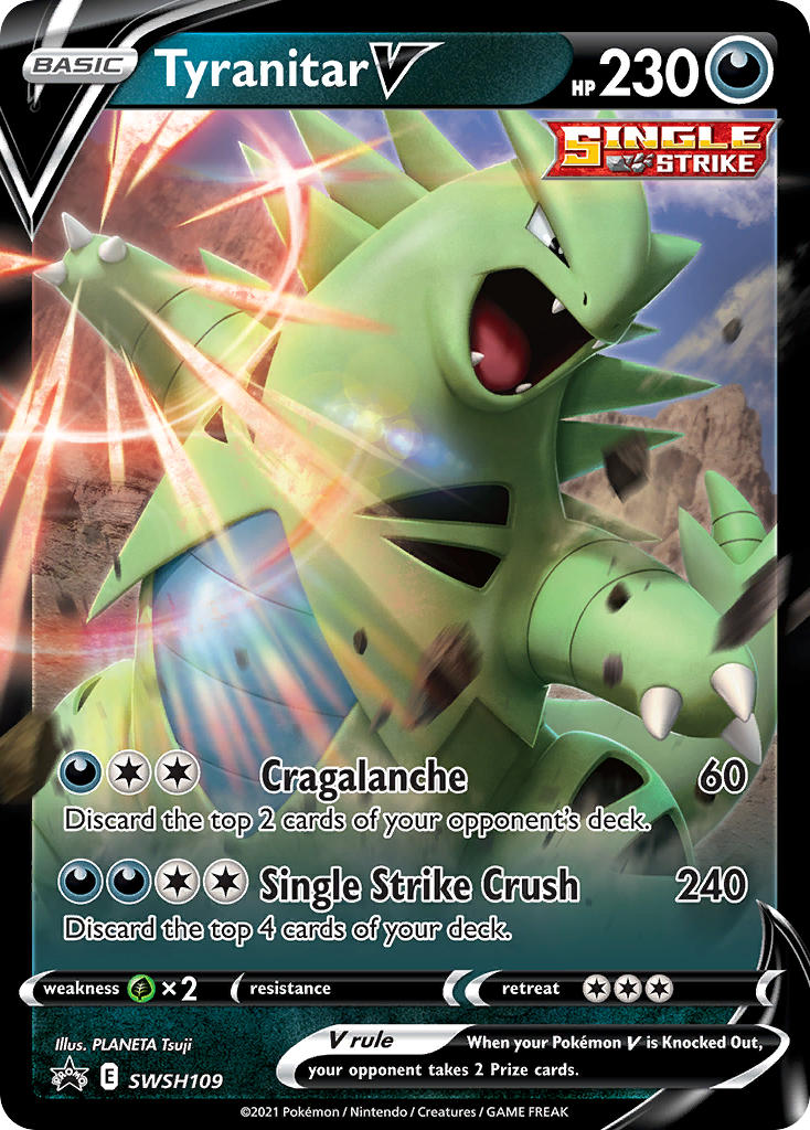 Tyranitar V (SWSH109) [Sword & Shield: Black Star Promos] | GnG Games