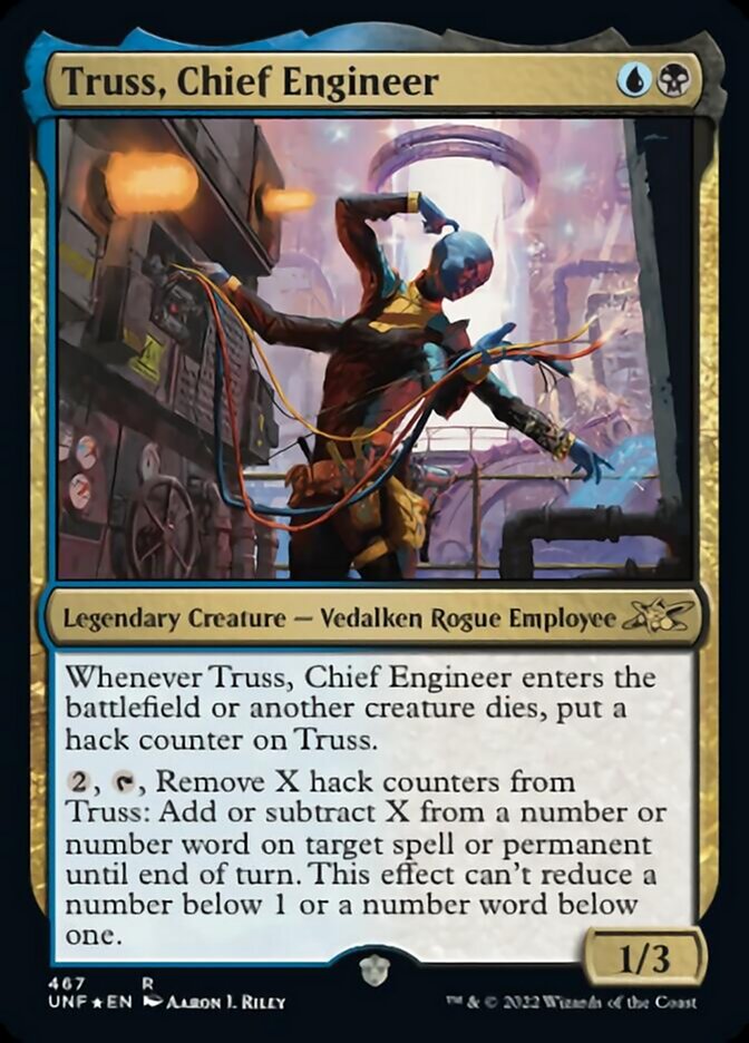Truss, Chief Engineer (Galaxy Foil) [Unfinity] | GnG Games