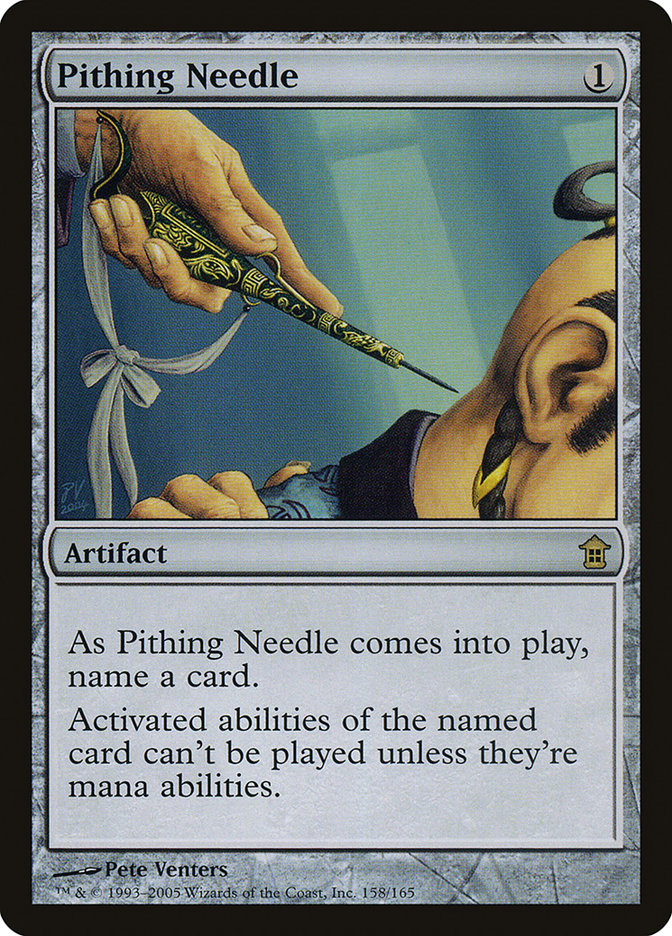 Pithing Needle [Saviors of Kamigawa] | GnG Games