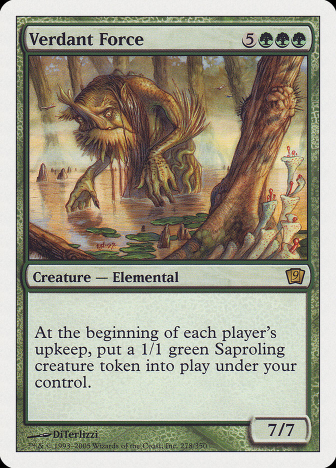 Verdant Force (9th Edition) [Oversize Cards] | GnG Games