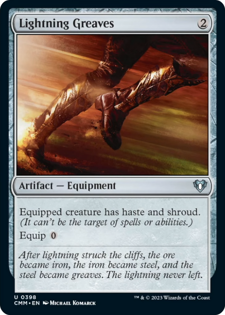 Lightning Greaves [Commander Masters] | GnG Games
