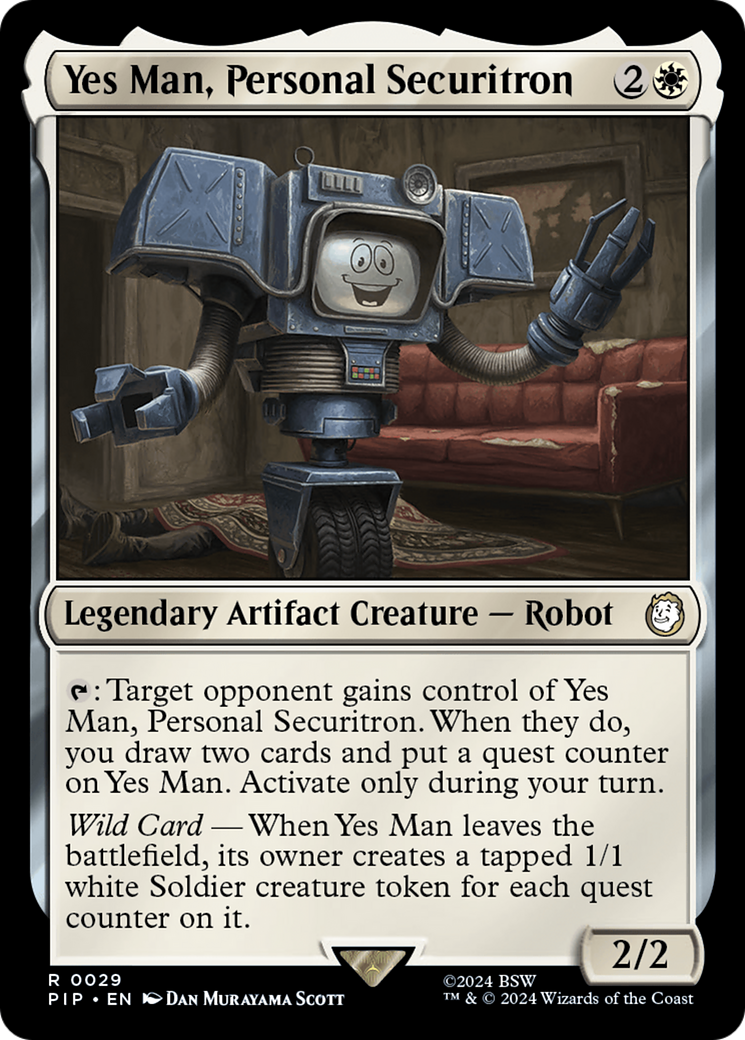 Yes Man, Personal Securitron [Fallout] | GnG Games