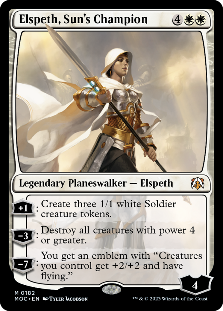 Elspeth, Sun's Champion [March of the Machine Commander] | GnG Games