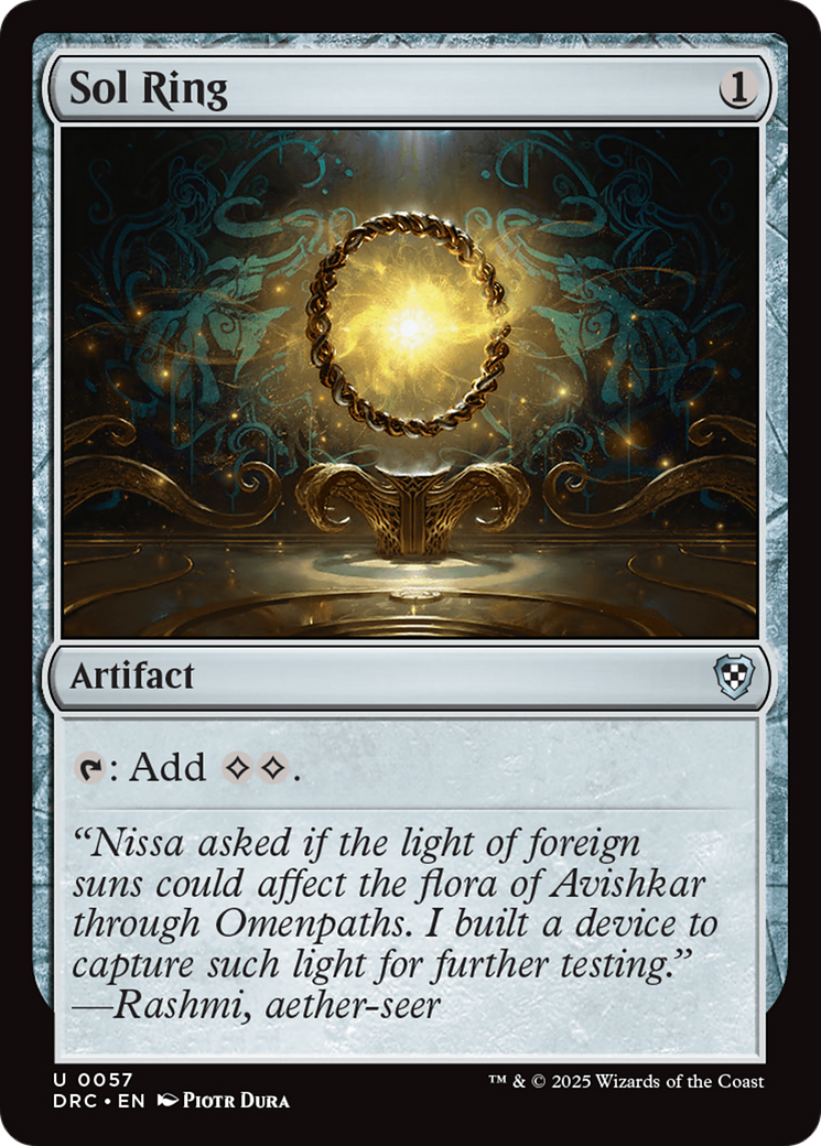 Sol Ring (0057) [Aetherdrift Commander] | GnG Games