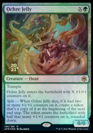 Ochre Jelly [Dungeons & Dragons: Adventures in the Forgotten Realms Prerelease Promos] | GnG Games