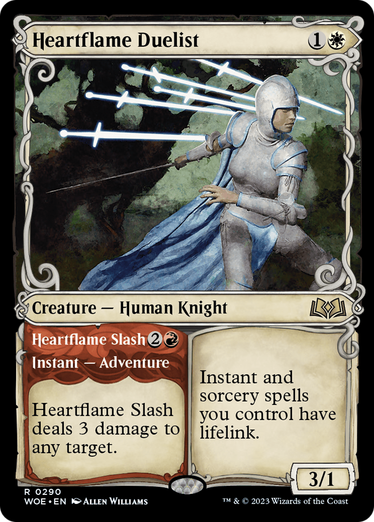 Heartflame Duelist // Heartflame Slash (Showcase) [Wilds of Eldraine] | GnG Games