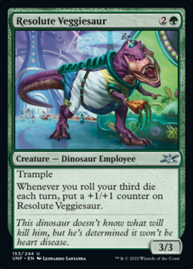 Resolute Veggiesaur [Unfinity] | GnG Games