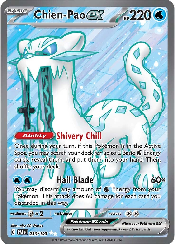 Chien-Pao ex (236/193) [Scarlet & Violet: Paldea Evolved] | GnG Games