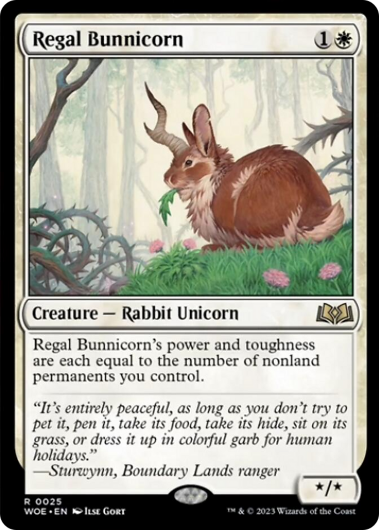 Regal Bunnicorn [Wilds of Eldraine] | GnG Games