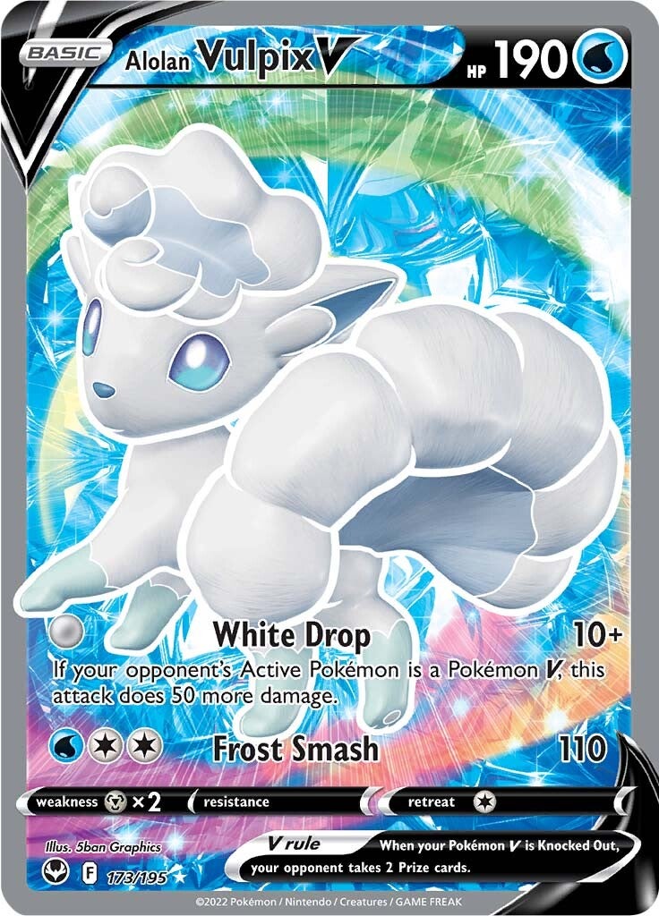 Alolan Vulpix V (173/195) [Sword & Shield: Silver Tempest] | GnG Games