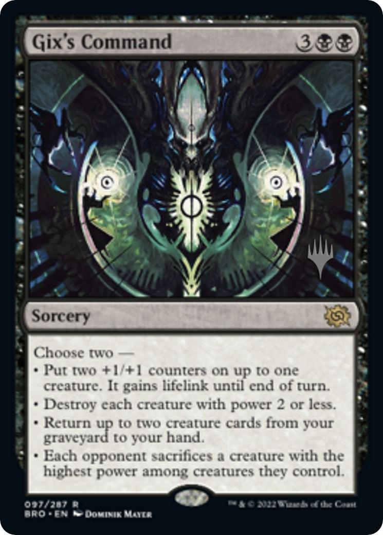 Gix's Command (Promo Pack) [The Brothers' War Promos] | GnG Games