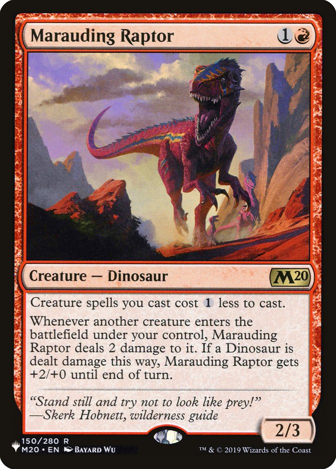 Marauding Raptor [The List] | GnG Games