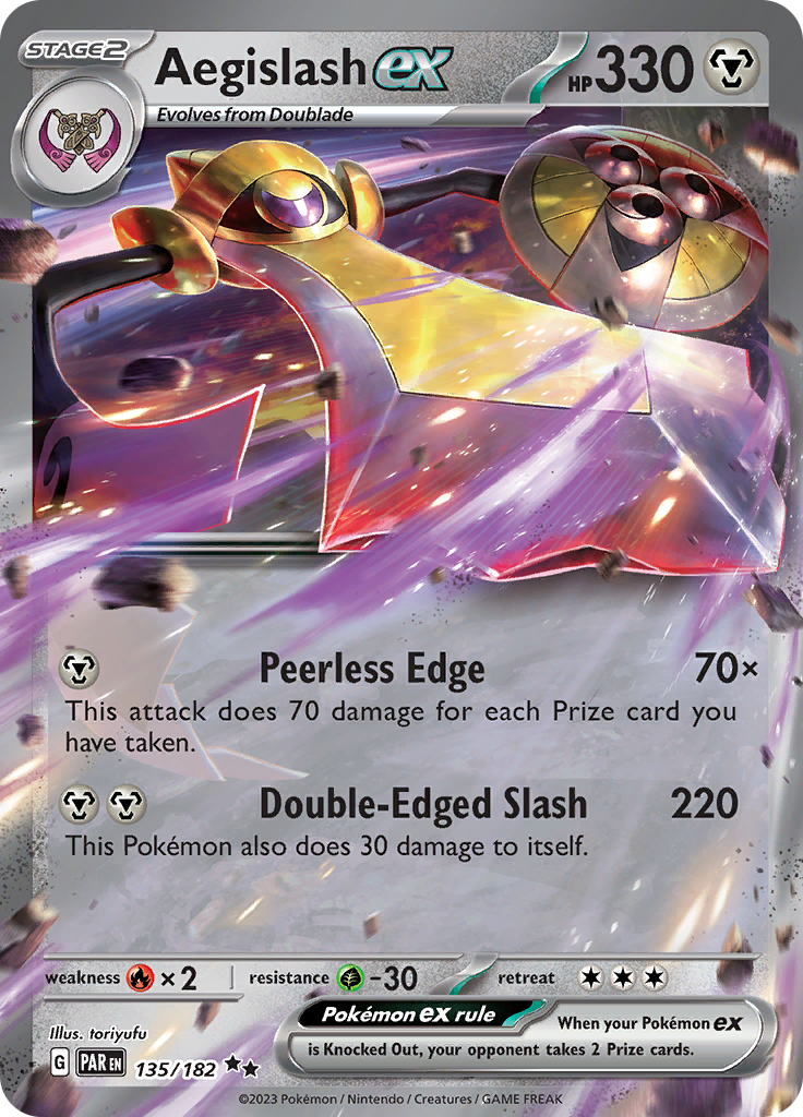 Aegislash ex (135/182) [Scarlet & Violet: Paradox Rift] | GnG Games