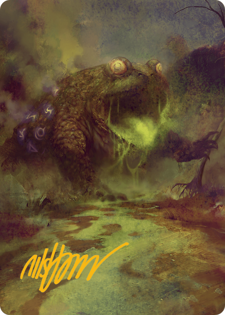 The Gitrog Monster Art Card (Gold-Stamped Signature) [Bloomburrow Art Series] | GnG Games