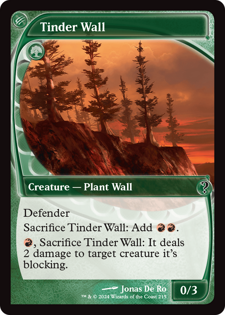 Tinder Wall (Future Sight) [Mystery Booster 2] | GnG Games