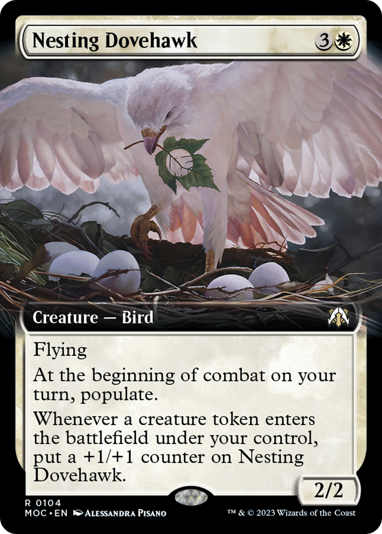 Nesting Dovehawk (Extended Art) [March of the Machine Commander] | GnG Games