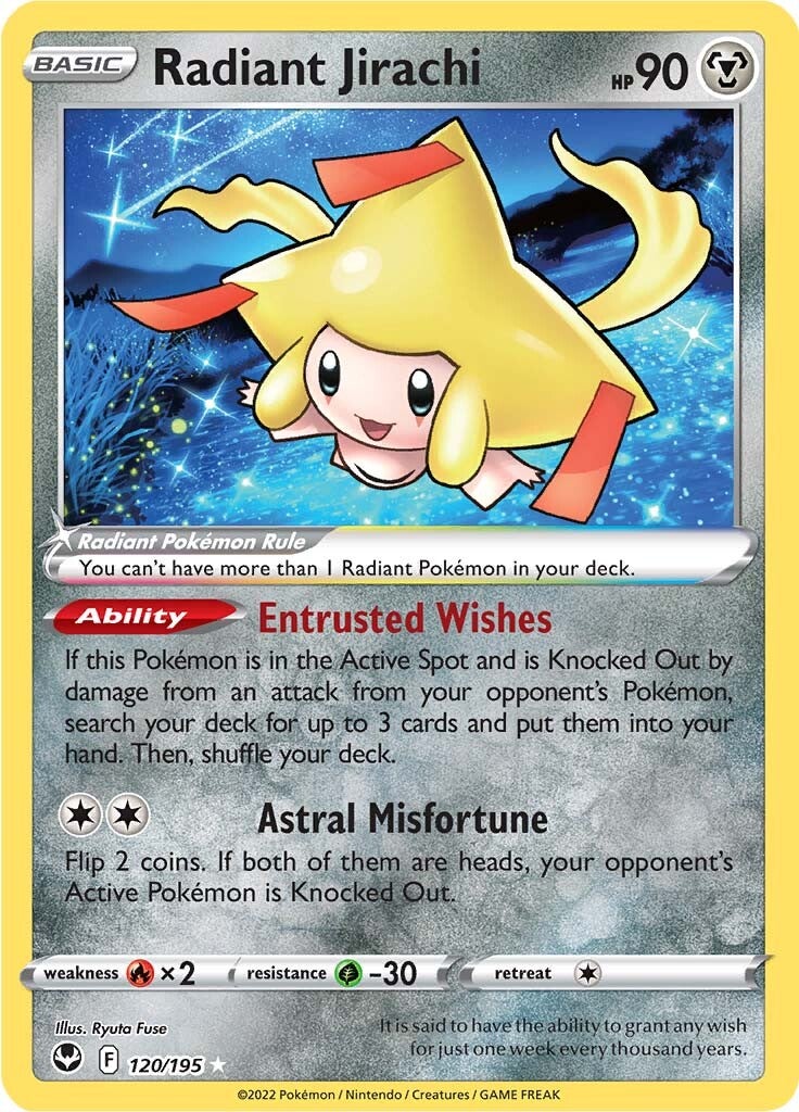 Radiant Jirachi (120/195) [Sword & Shield: Silver Tempest] | GnG Games