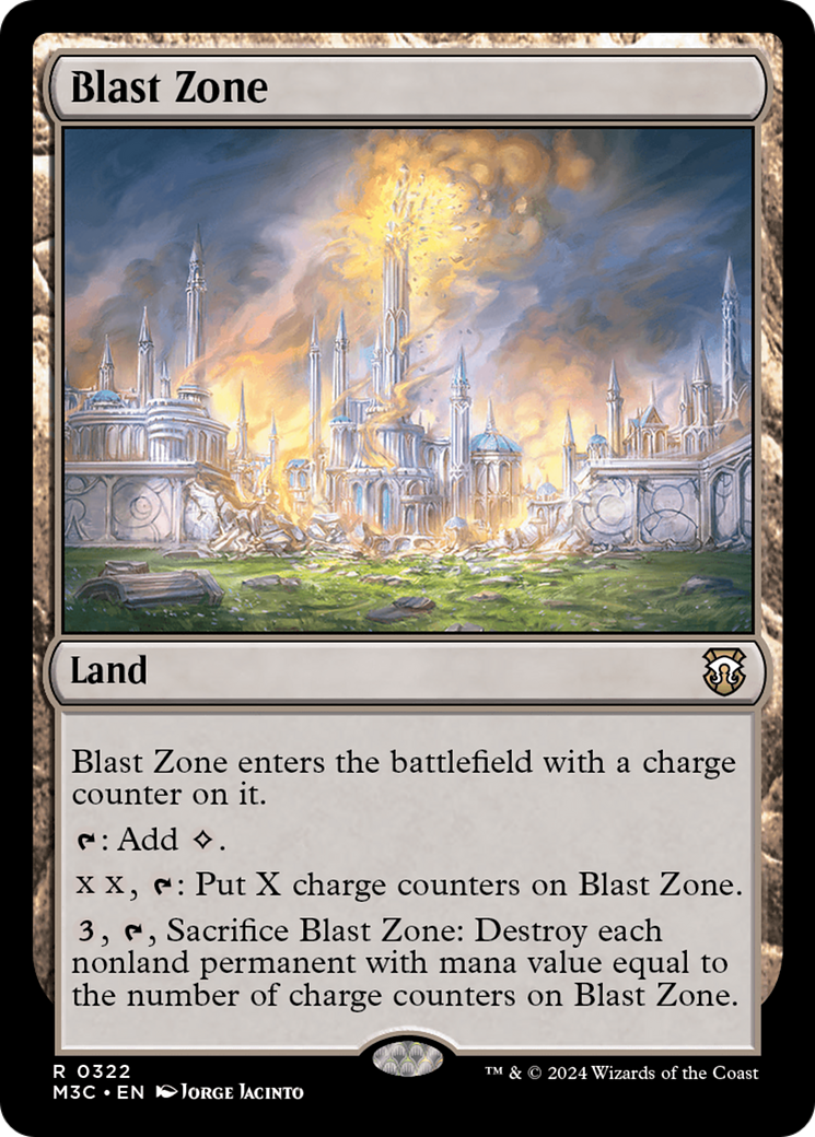 Blast Zone (Ripple Foil) [Modern Horizons 3 Commander] | GnG Games