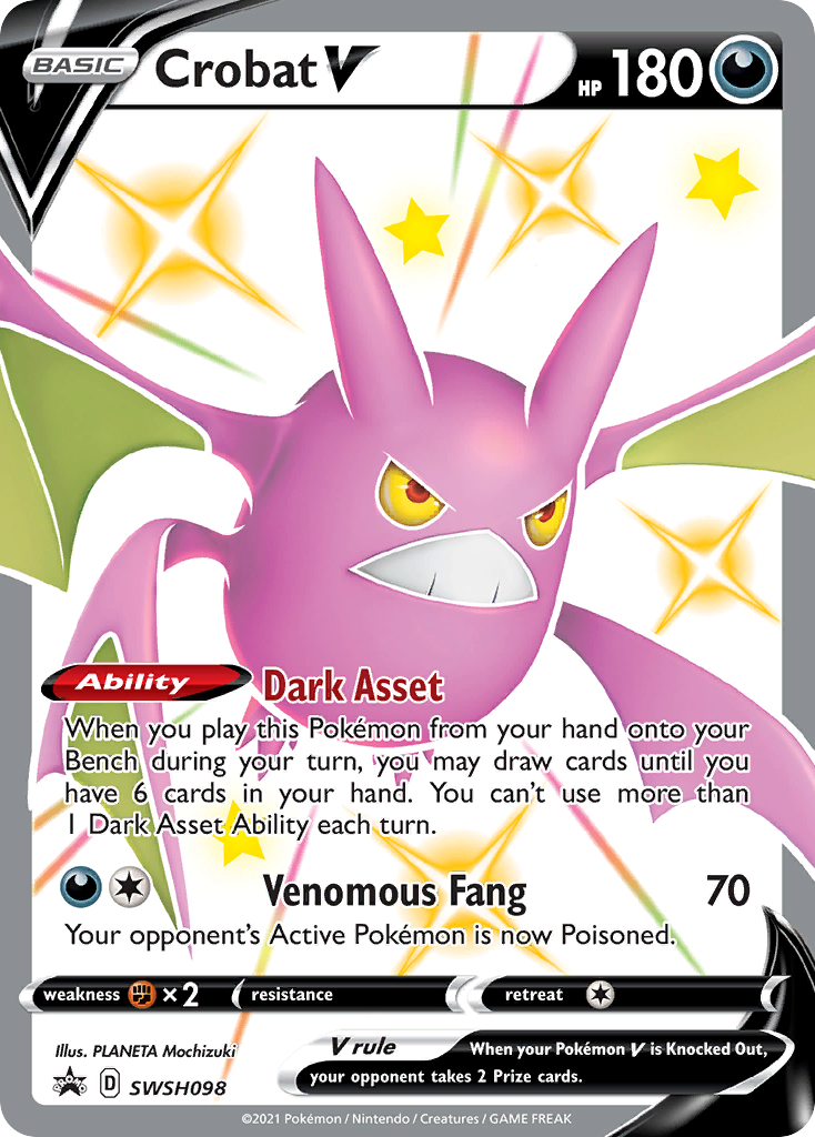 Crobat V (SWSH098) [Sword & Shield: Black Star Promos] | GnG Games