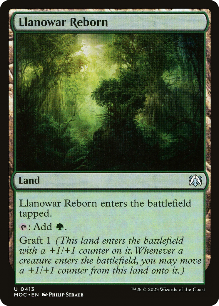 Llanowar Reborn [March of the Machine Commander] | GnG Games