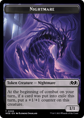Nightmare // Food (0011) Double-Sided Token [Wilds of Eldraine Tokens] | GnG Games