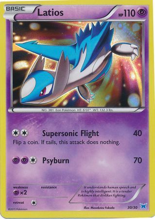 Latios (30/30) [XY: Trainer Kit 2 - Latios] | GnG Games