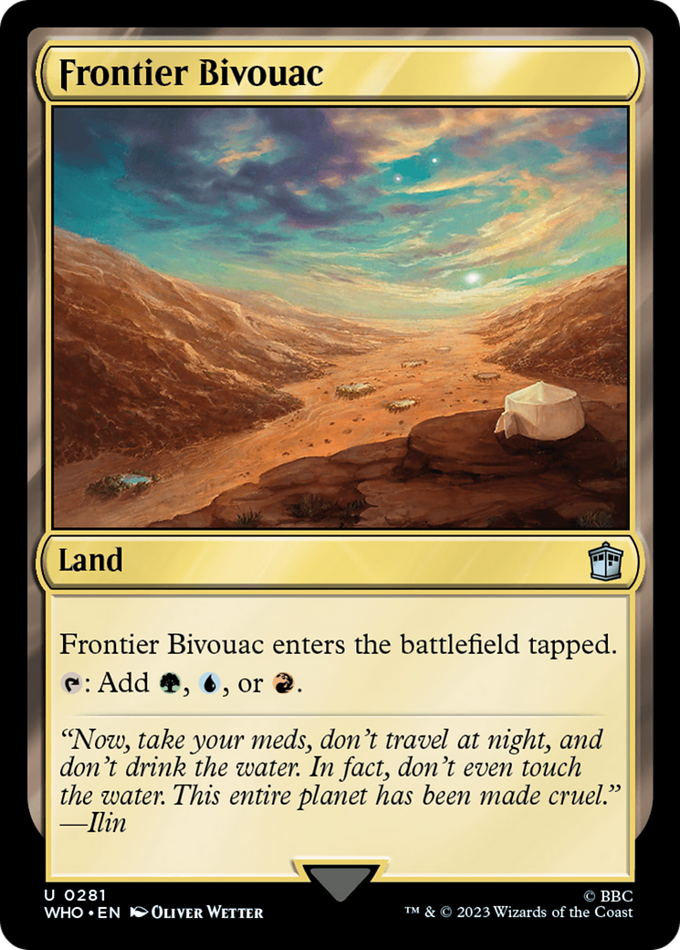 Frontier Bivouac [Doctor Who] | GnG Games