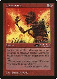 Incinerate (Oversized) [Oversize Cards] | GnG Games