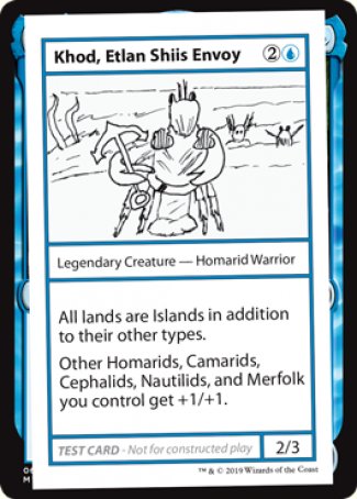 Khod, Etlan Shiis Envoy (2021 Edition) [Mystery Booster Playtest Cards] | GnG Games