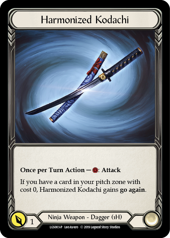 Harmonized Kodachi [LGS003-P] (Promo)  1st Edition Cold Foil | GnG Games