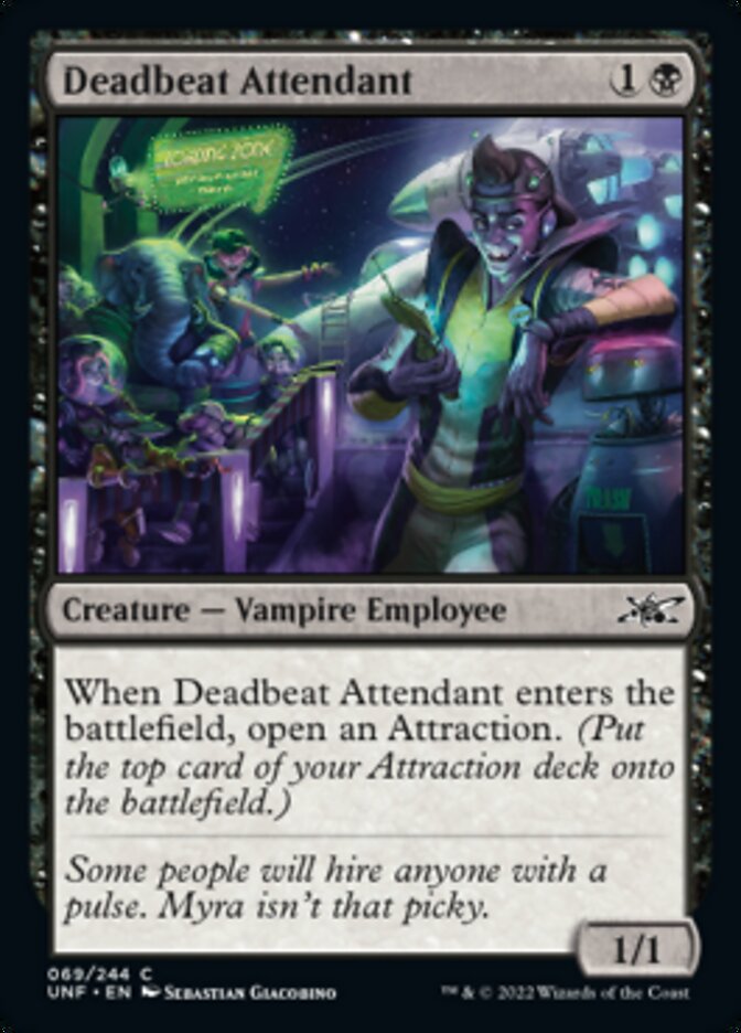 Deadbeat Attendant [Unfinity] | GnG Games