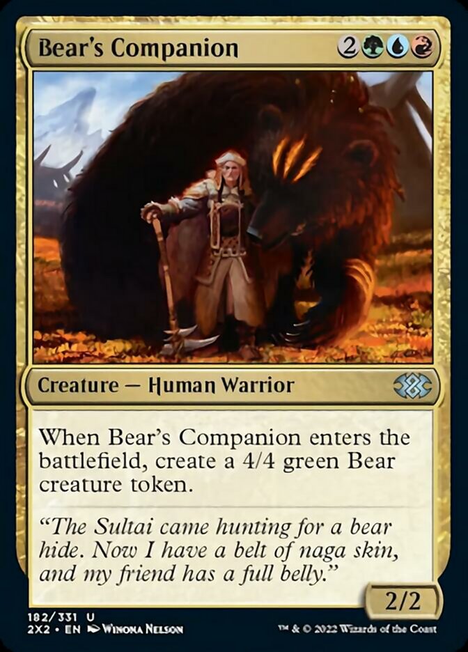 Bear's Companion [Double Masters 2022] | GnG Games