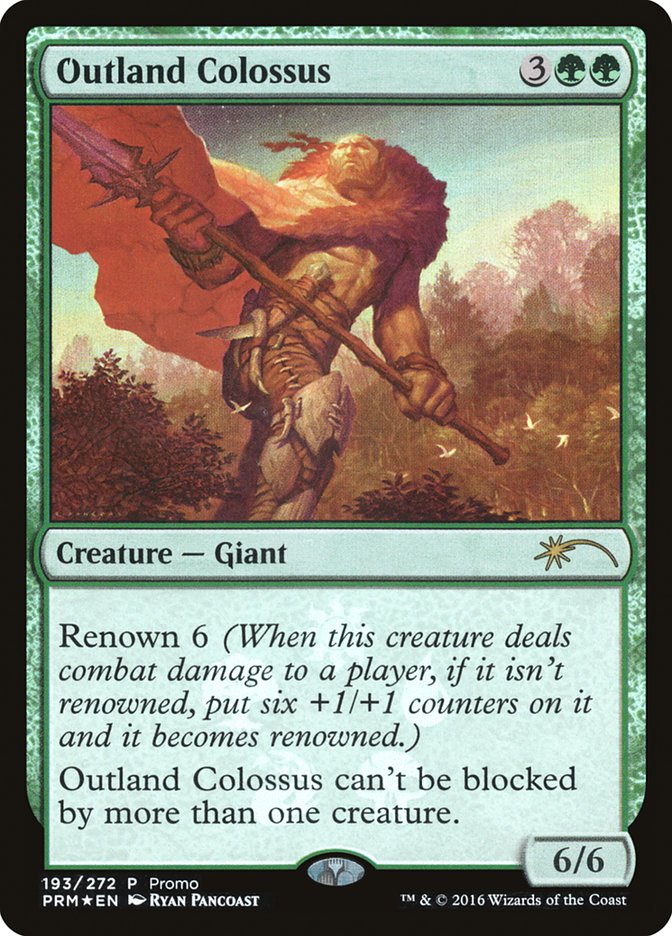 Outland Colossus [Resale Promos] | GnG Games