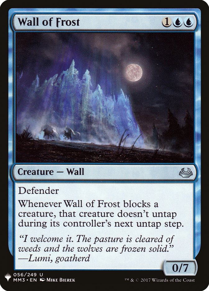 Wall of Frost [Mystery Booster] | GnG Games